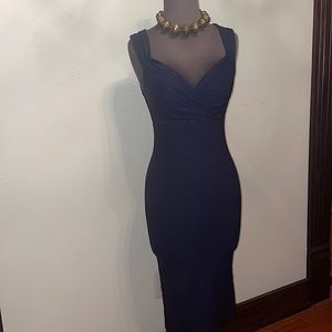 RockSteady Navy Wiggle Dress